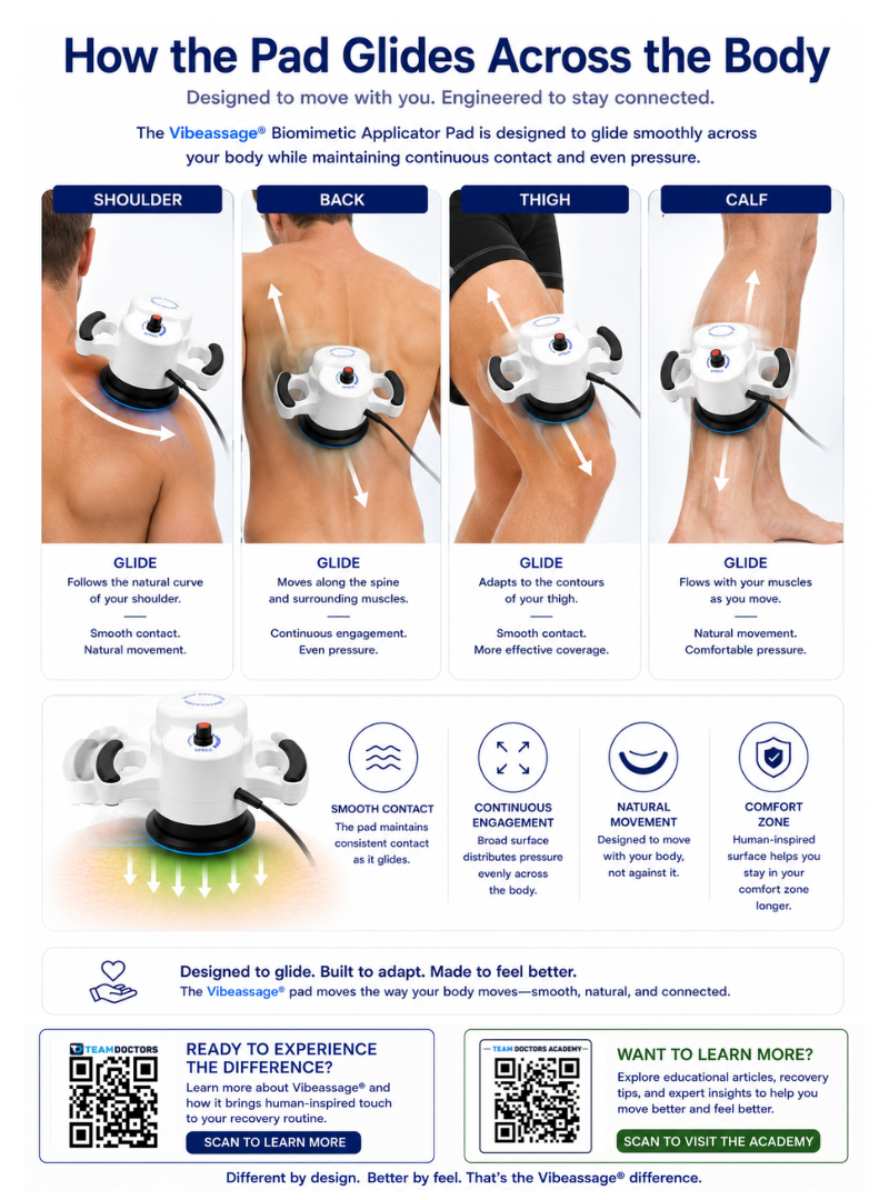 How the Pad Glides Across the Body visual